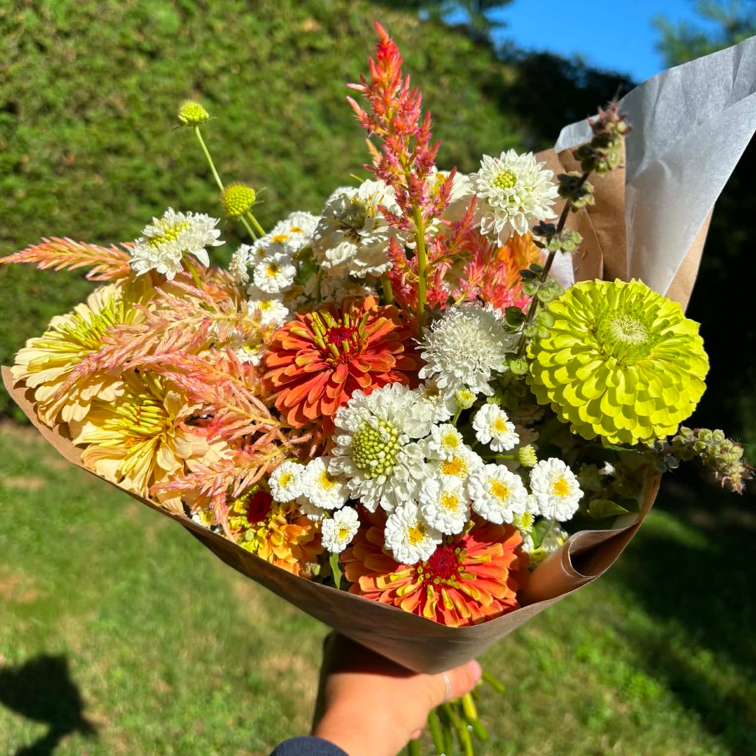 Bouquet de fleurs - Confection de la semaine